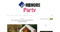 Desktop Screenshot of gifmemoreparty.com