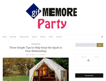 Tablet Screenshot of gifmemoreparty.com